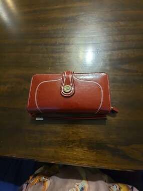 Sendefn Women's Vintage Long Bifold Wallet with Wristlet
